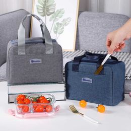Backpacking Packs 1 waterproof large lunch thick hot fresh food portable insulated cooler bag storage box handbag P230524
