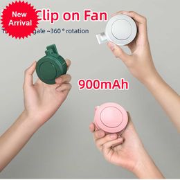 New Portable Air Cooler 3 Speeds USB Rechargeable Mini Bladeless Electric Fan Waist Ventilador Clip Fan for Outdoor Sports Travel