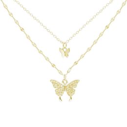 Pendant Necklaces Necklace For Women Exquisite Butterfly Fashion Clavicle Chain Wedding Anniversary Jewellery Gifts Wife Wholesale