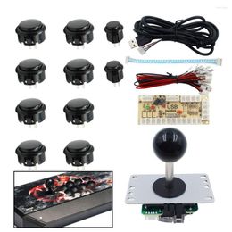 Game Controllers SJJX Zero Delay Retropie Raspberry Pi USB Encoder Arcade DIY Kit Joystick Push Button Controller MAME