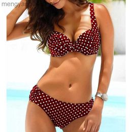 Women's Swimwear 2022 Dot Sexy Bikinis Set Women Swimwear With Push Up Swimsuit Female Swim Bathing Suit Girls Bikini For Beach Wear Pool Summer T230524