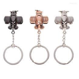 Keychains Aircraft Metal Key Chain Aeroplane Gift Car Ring Bag Classic Holder Pendant Party Jewellery S1671