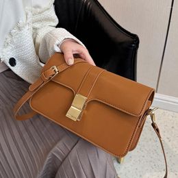 Evening Bags Vintage Small Flap Crossbody For Women 2023 Latest Trend Winter In Designer Classic PU Leather Handbags And Purses