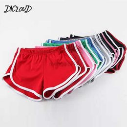 Women's Shorts DICLOUD Fashion Stretch Waist Casual Shorts Woman High Waist Black White Shorts Harajuku Beach Sexy Short Women'S Clothing Y23