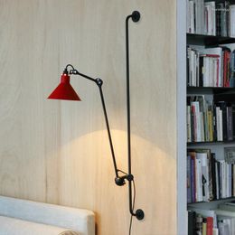 Wall Lamps Modern Style Antique Bathroom Lighting Bed Lamp Marble Frosting Wooden Pulley Rustic Home Decor Lampen