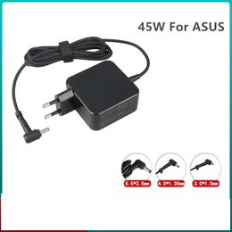 Adaptador de energia de 45W 19V 2.37A Carregador de parede 4.0 x1.35mm para o carregador de tablets ASUS European Notebook US uk plug 5,5 x 2,5mm 3,0 x 1,1mm