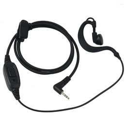 Walkie Talkie Oppxun 1pin Ear Hook Microphone Bairpiece para Hyt TC1688/TC-320 Motorola T7200