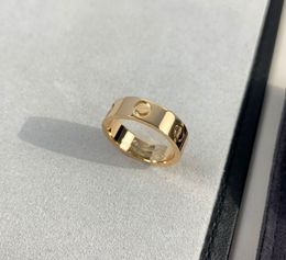 2023 Luxury quality v gold material punk band wide ring with in three colors plated have box stamp PS5155