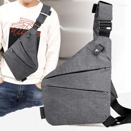 Storage Bags Style One-shoulder Chest Bag Fashion Diagonal Outdoor Multi-function Personal Anti-theft Gun SP0264