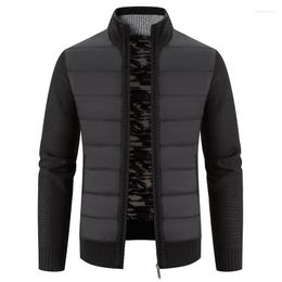 Men's Jackets 2023 Fashion Baseball Collar Coat Men Autumn And Winter Thick Warm Sweater Cardigan Street Casual