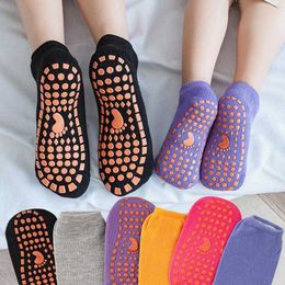 Socks Children adults anti-skid parents trampoline cotton elastic sports boys girls outdoor children's socks G220524