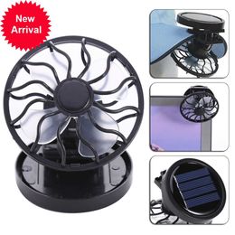 New Portable Mini Solar Powered Clip Fan Mountain Climbing Camping Wilderness SurvivalSummer Hat Cap Clip Cooler Fan