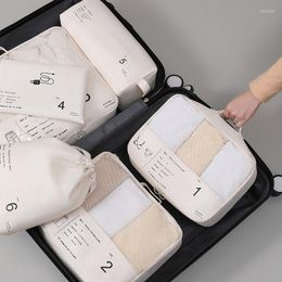 Storage Bags 6/3PCS Travel Bag Set For Clothes Large Capacity Portable Multifunction Organiser Wardrobe Suitcase