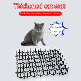 Cat Carriers 1Pc Mats Anti-Cat Garden Repellent Mat Stimulation Strips Keep Cats Away Safe Plastic Spike Protection Accessories