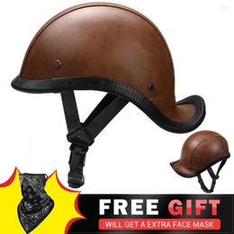 Motorcycle Helmets BSDDP Helmet Vintage Retro Scooter Half Casco Moto Capacete Motorbike Riding Casque