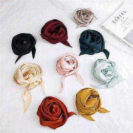 Scarves Handle Neckerchief Silk Head Hair Band Wrap Shawl Bag Tie Long Ribbon Scarf Neck