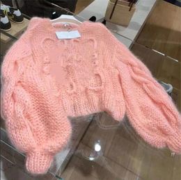 Women's sweater designer vest mohair sleeveless sweater