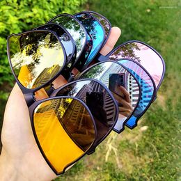 Sunglasses Clip On Glasses Men Polarized Pochromic Night Vision Driving Goggles Anti Glare Outdoor Sport Eyewear Lens
