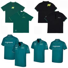 2023 F1 Team Racing Clothes Leisure Sports Fans POLO Shirts Racers Lapel T-shirts Men and Women Plus Size Customization