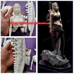 Anime Manga LindenKing 1/6 1/8 3D Printing Garage Kit GK Model Trish Figure Unpainted White-Film Collections for Painters A249 L230522