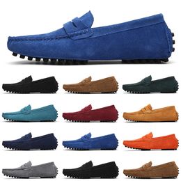 Slip Men Mens Casual Shoes Designer on Lazy Suede Leather Shoe Big Size 38-47 Nude 570 S 159