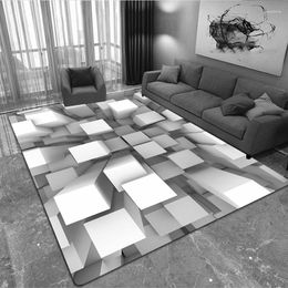 Carpets 3D Geometric Swirl Carpet Gift For Kids Living Room Tea Table Mats Bedroom Rug Floor Household Area Mat Home