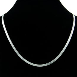 necklace for mens chain cuban link gold chains iced out Jewellery Narrow Fashion Flat Snake Bone Necklace for Women