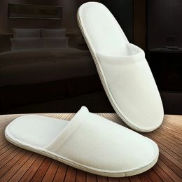 All-match Hotel Comfortable Inner Thick Disposable Slippers Anti-slip Home Guest Shoes Breathable Soft Disposable Slippers