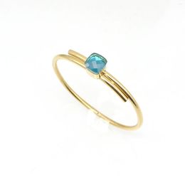 Bangle Sell Women Wedding Bracelet Beautiful Glass Love Bracelets & Bangles Blue Jewelry For Valentines Gift