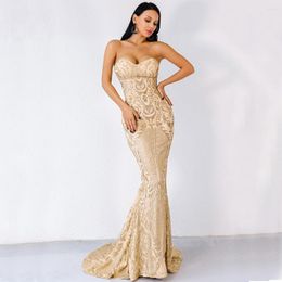 Party Dresses 2023 Sexy Elegant Off Shoulder Glitter Backless Geometry Female Floor-length Formal Evening Gown