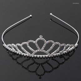 Hair Clips Nice Girl Headband For Rhinestone Princess Crown Tiara Elegant Headwear