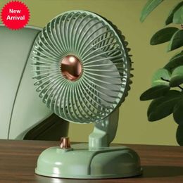 New Type-c Rechargeable Oscillating Head Portable Mini Fan For Outdoor Office Home Use.