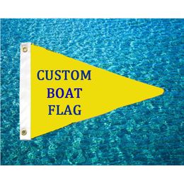 Banner Flags Custom Boat Flags and Banners 30x45cm All s Designs Weather Vivid Colour Decoration Promotion Home Holiday Double Stitched G230524