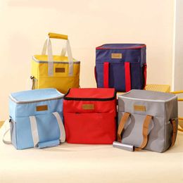 Backpacking Packs 15L Large Picnic Lunch Suitable for Women's Food Keep Fresh Hot Convenient Beach Cooler Ice Travel Shoulder Delivery Bag P230524