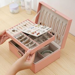 Display New Leather Jewellery Display High Quality Fashion Design Ring box Gift Choice Love recomended Factory Sale