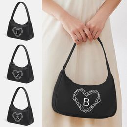 Evening Bags 2023 Underarm Women Shoulder Retro Street Handbag All-match Casual Commute Organizer Bag Diamond Letter Print Pattern