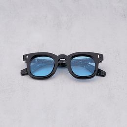 Солнцезащитные очки jmm Оригинальный Devaux Square Классический дизайнер ацетат ручной работы солнечные очки для очков с оригиналами