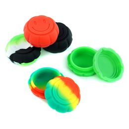 Storage Bottles YHS 6ml Silicone Container Pumpkin Shape Smoking Accessories Wax Jar Dab Jars Cigarette Paste Contaniers