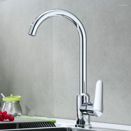 Bathroom Sink Faucets Kitchen And Cold Water Faucet Stainless Steel High Standard Electroplating Wash Basin