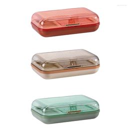 Jewellery Pouches Mini Storage Box With Lid Compartment Organiser Holder For Earrings Necklace Rings Display Container Multipurpose Boxes