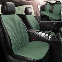 Car Seat Covers Linen Cover Cushion Breathable And Washable Universal Comortable Design Mat Pad For Sedan Truck SUV Energy Vehicles