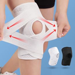 Protective Gear 1PC Sports Kneepad Men Women Pressurized Elastic Knee Pads Arthritis Joints Protector Fitness Volleyball Brace 230524