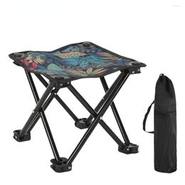 Camp Furniture Portable Ultralight Foldable Stool Outdoor Folding Chair Camping Hiking Travel Beach Garden Sitting Picnic Fishing BBQ Chairs