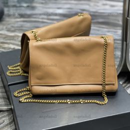 10A Mirror Quality Luxury Designers 28.5cm Kate Bag Womens Flap Bag Real Leather Suede Reversible Purse Handbag Crossbody Black Shoulder Gold Chain Bags With Box