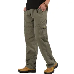 Men's Pants 2023 Spring Autumn Casual Men Big Size 6XL Cargo Long Trousers For Military Style Loose Male Clothing