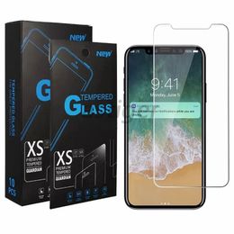 2.5D Clear Screen Protectors 0.33 Tempered Glass For iPhone 15 14 13 12 11 Pro Max XS XR Samsung A14 A23 A13 A03s A53 A73 Moto G Power Stylus Play 2021 2022 2023 Serise