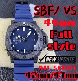 SBF / VS Pam1232 Luxury men's watch carbon fiber , 44mm all series all styles, exclusive P900movement, there are 42, 47mm other models, 316L fine steel