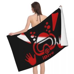 Customised Quick Drying Microfiber Beach Bath Towel Absorbent Diving Diver Yoga Bathroom Towels