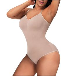 Women'S Shapers Womens Seamless Shapewear Bodysuit For Women Tummy Control Butt Lifter Body Shaper Invisible Under Dress Slimming St Dhrfi