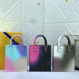 Genuine Leather Luxury Designer Shoulder Bags Women Vintage Mobile Phone Messenger Bag Canvas Leather Handbags Ladies Tote Purse With Box dust bag
